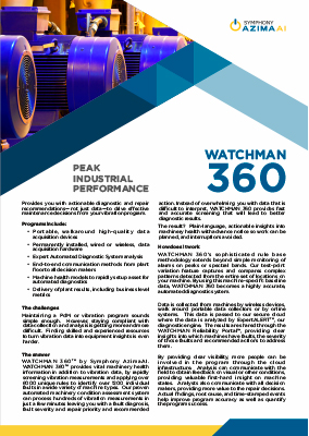 Watchman 360  - Adquisición de Datos y Diagnóstico de Vibraciones