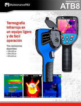 ATB8-9 - Cámara termográfica portátil profesional con resolución de 320x240px